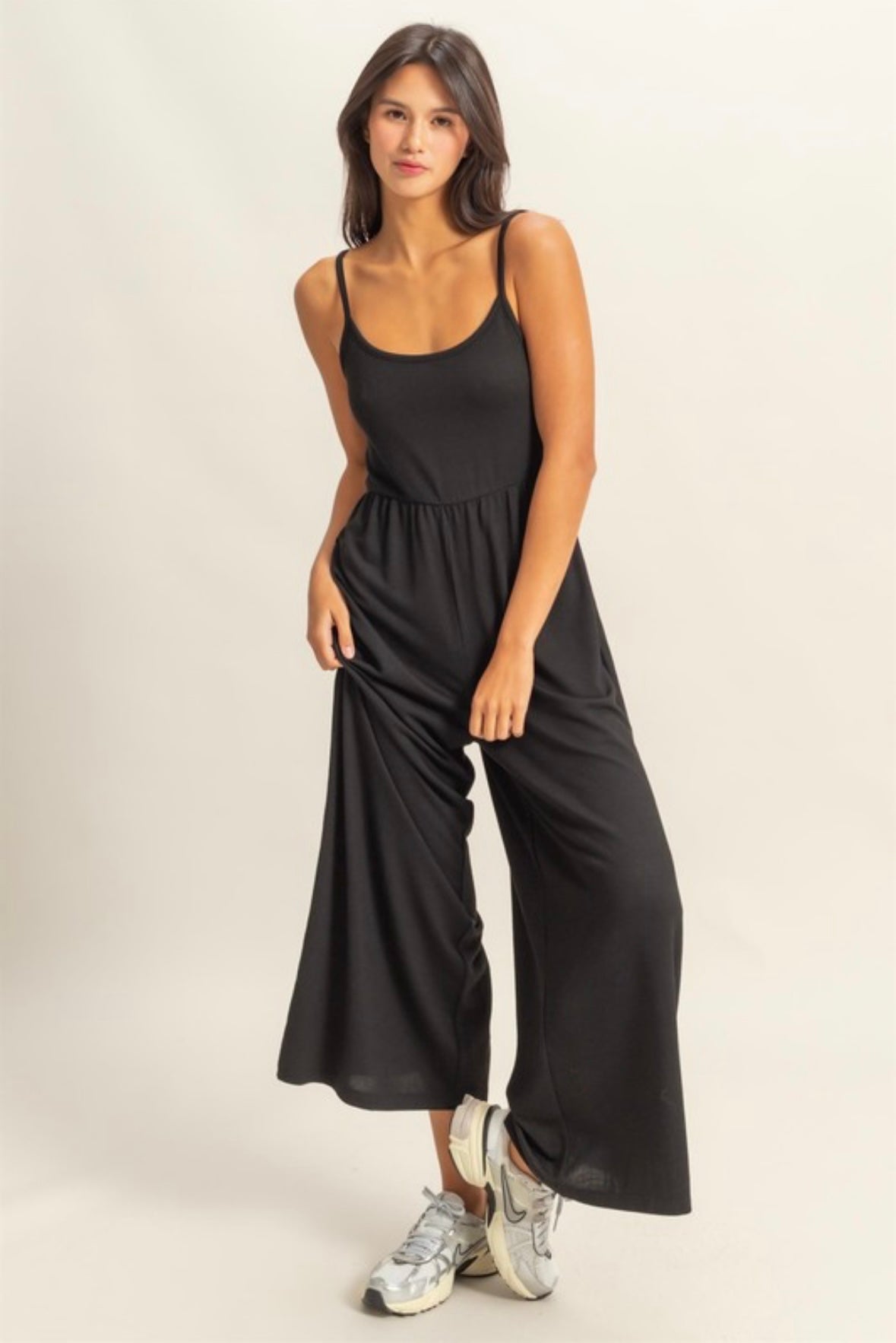 Scoop Neck Jumpsuit (2 Colors)