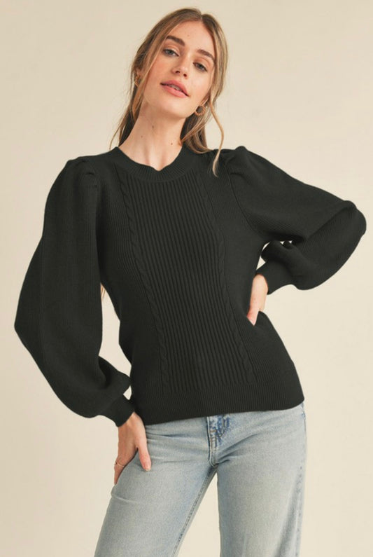 Puff Sleeve Sweater