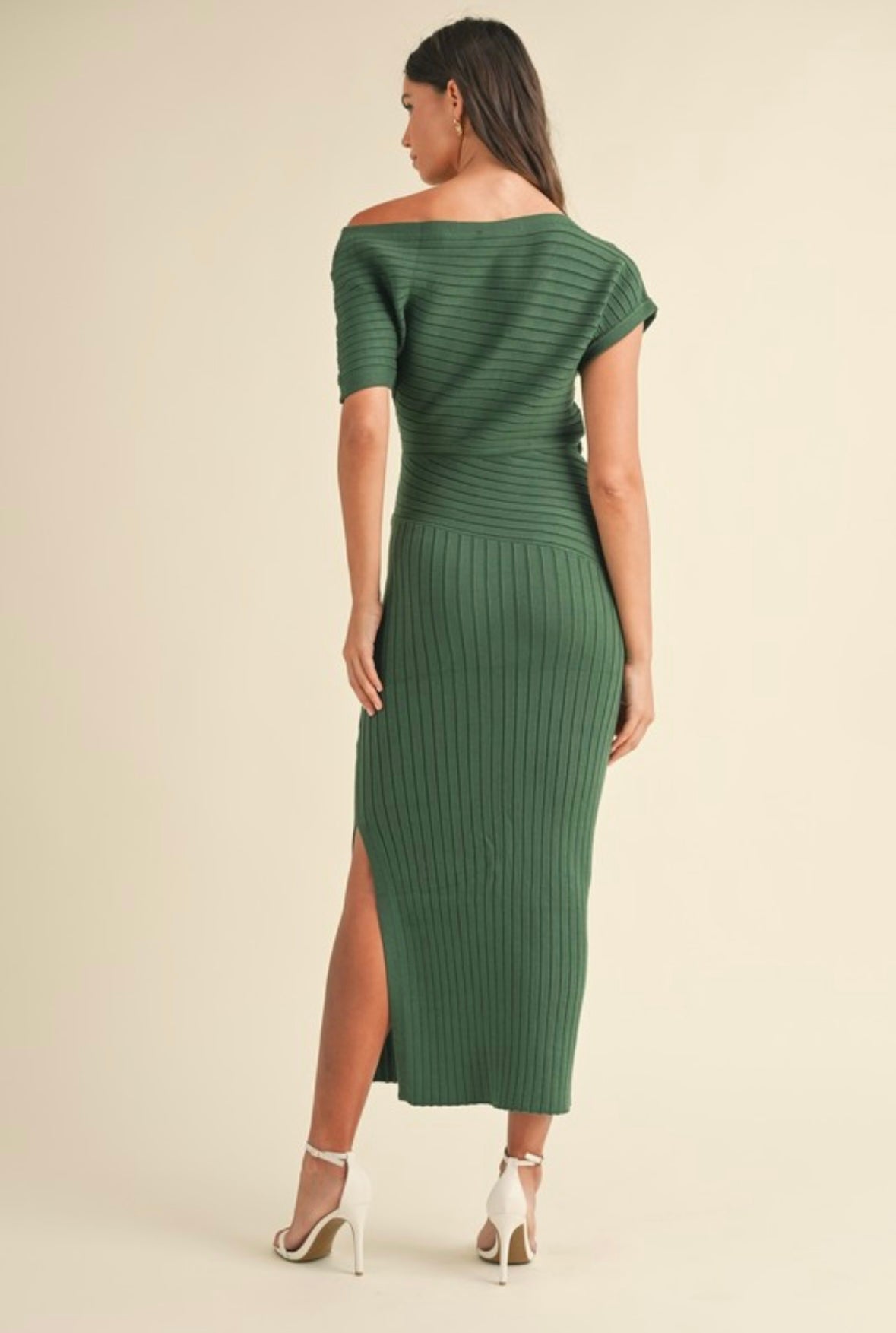 Off Shoulder Midi Dress