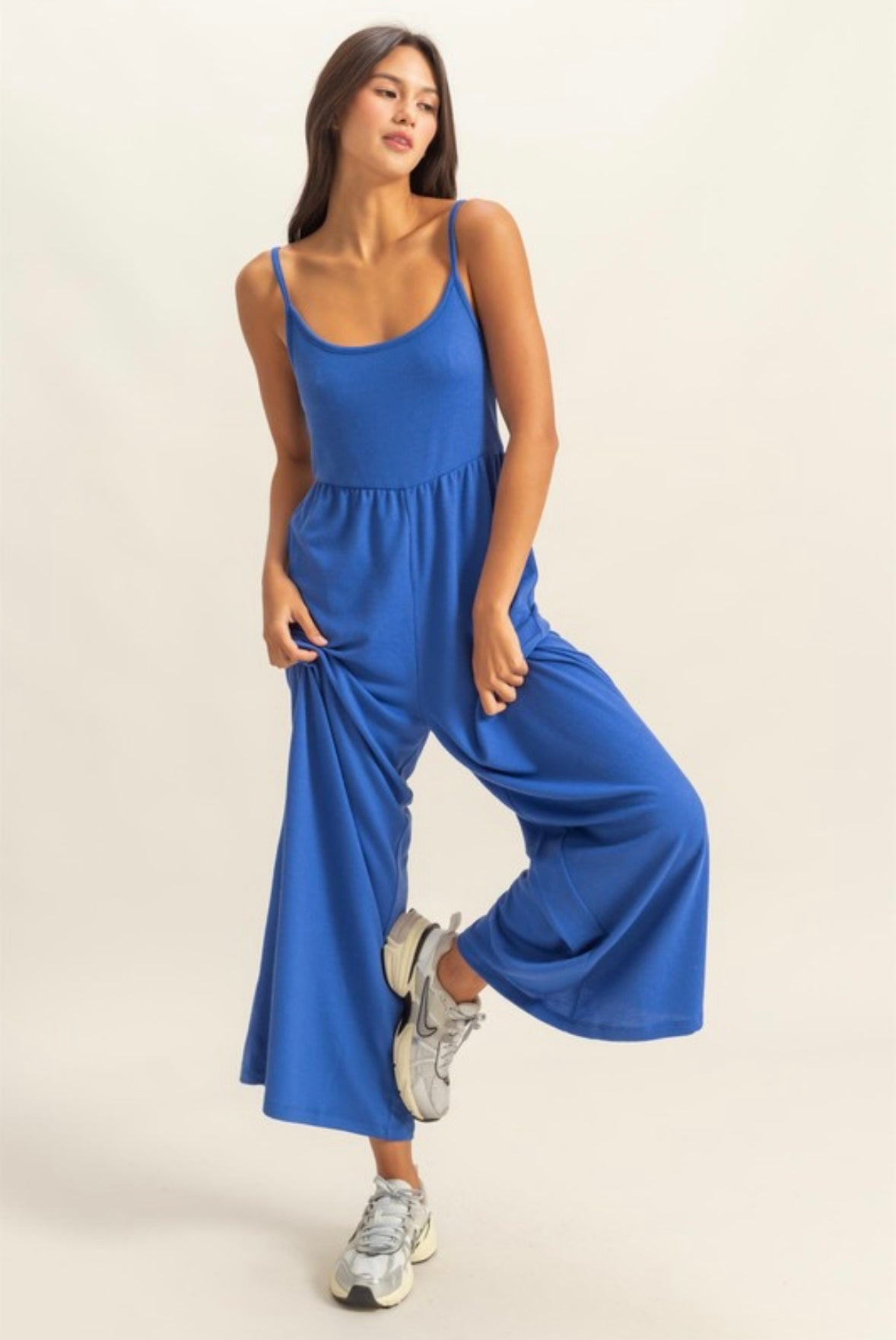 Scoop Neck Jumpsuit (2 Colors)