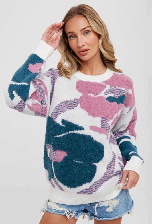 Floral Pullover