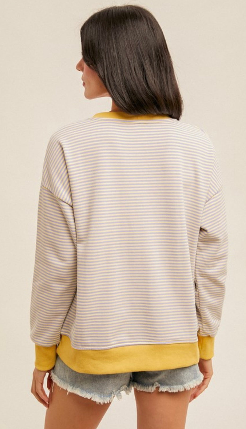 Mini Stripe Sweatshirt