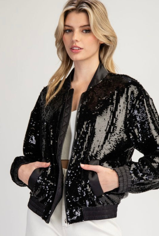 Black Sequin Jacket