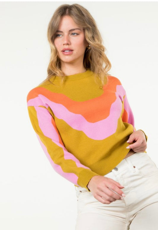 Multi Color Knit Sweater