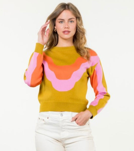 Multi Color Knit Sweater