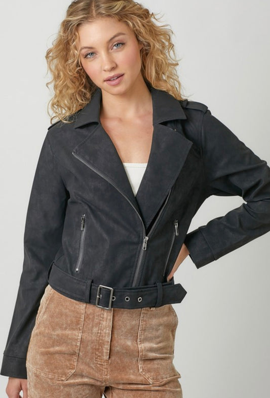 Black Moto Jacket