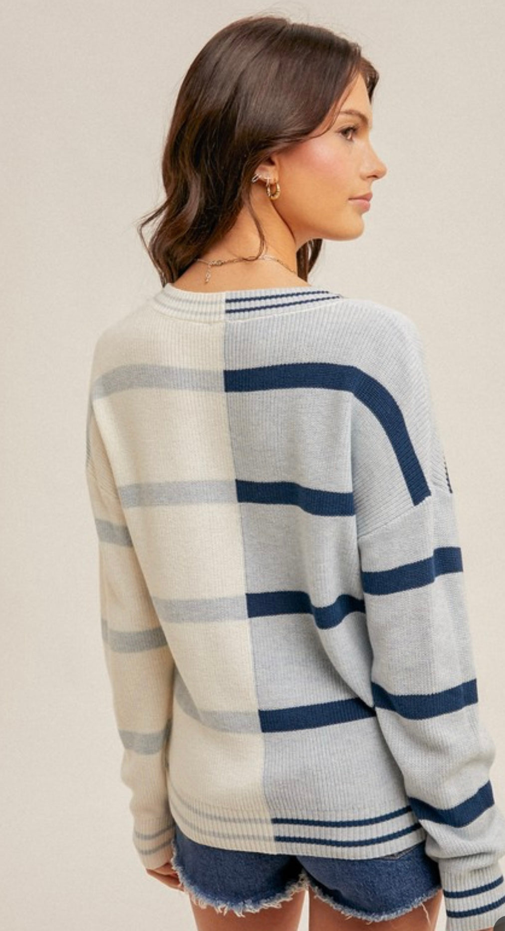 Colorblock sweater