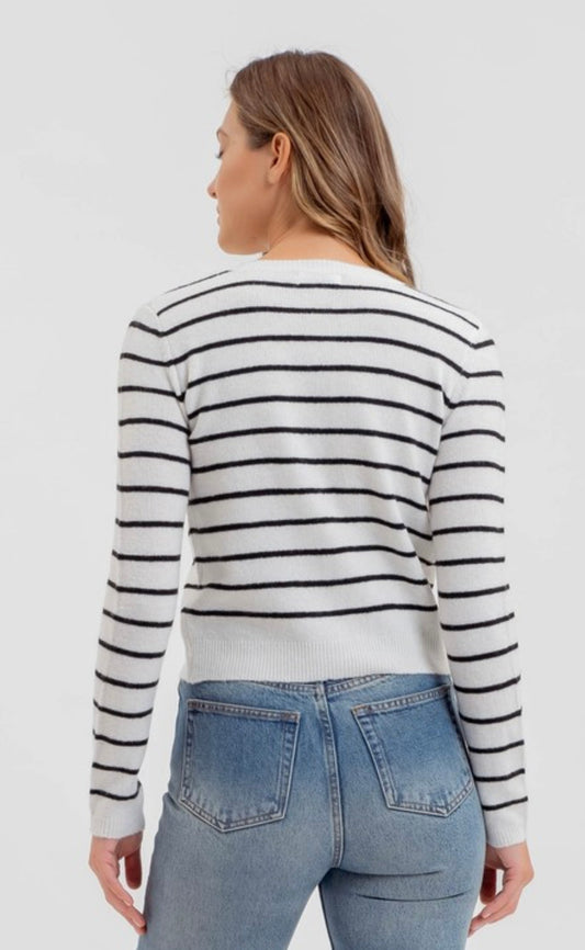 Stripe Cardigan